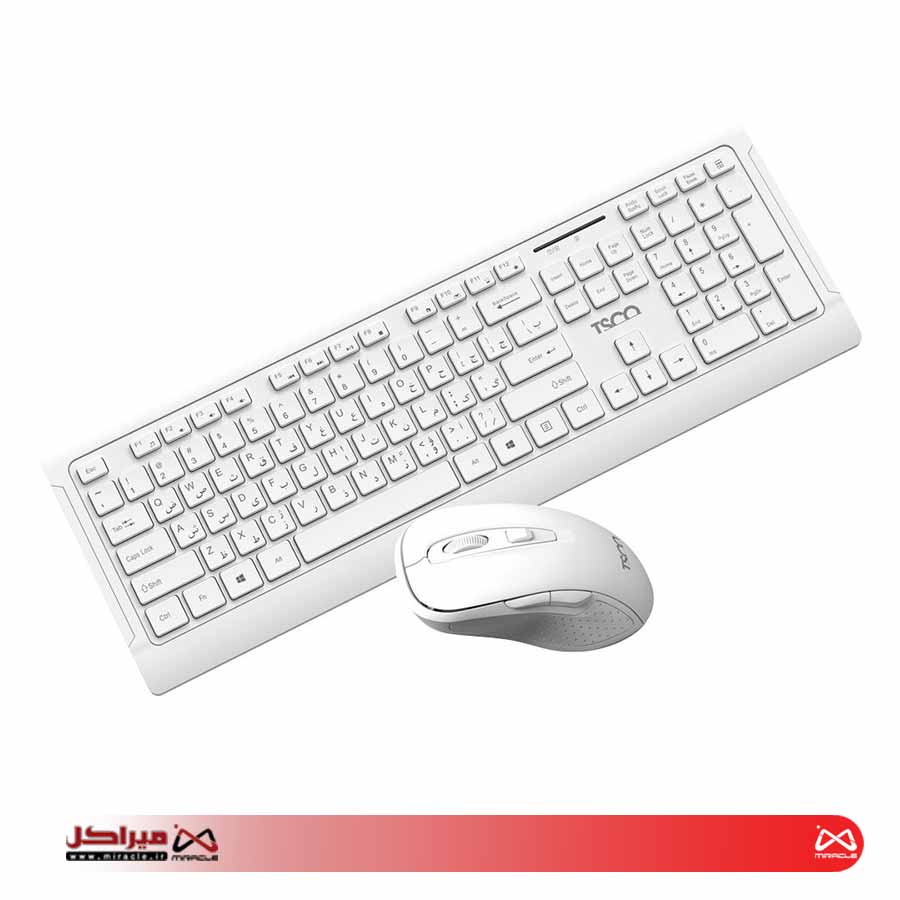 ست ماوس و کیبورد تسکو مدل TKM 7023W بی سیم