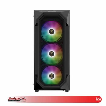 کیس کامپیوتر گیم دیاس مدل Aura GC1 Elite Mid Tower مشکی