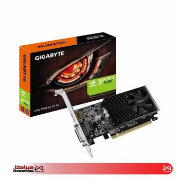 کارت گرافیک گیگابایت مدل GT 1030 Low Profile D4 2G GV-N1030D4-2GL