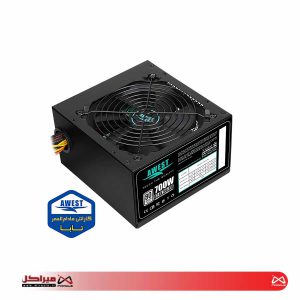 منبع تغذیه کامپیوتر اوست مدل GT-AV700-BW 80 Plus  توان 700 وات