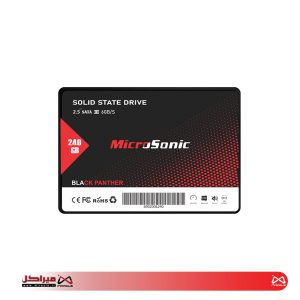 حافظه اس اس دی اینترنال میکروسونیک مدل Black Panther ظرفیت 240 گیگابایت