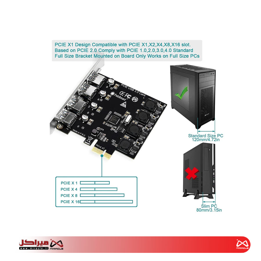 کارت PCI به USB 3.0 - Image 2
